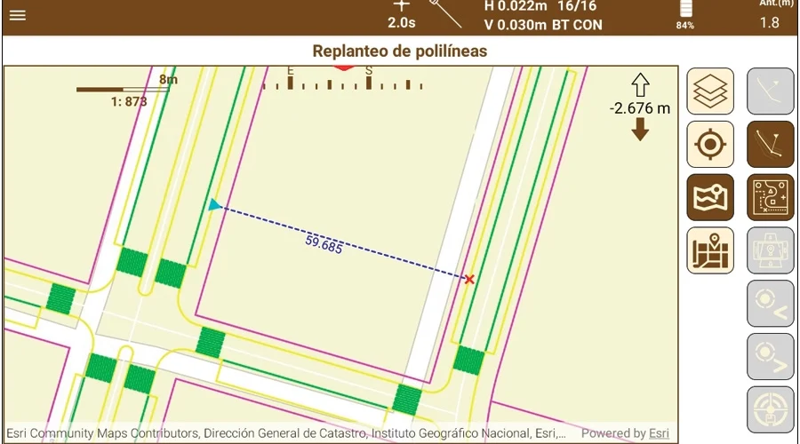 tcpGPS levantamiento