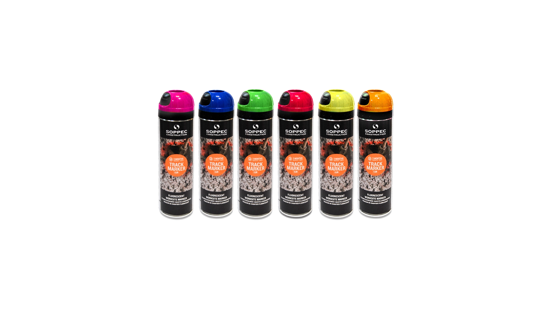Spray de señalización para obra