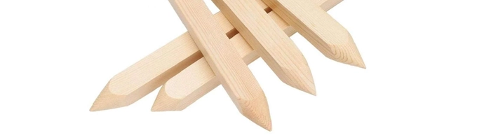 Estacas de madera