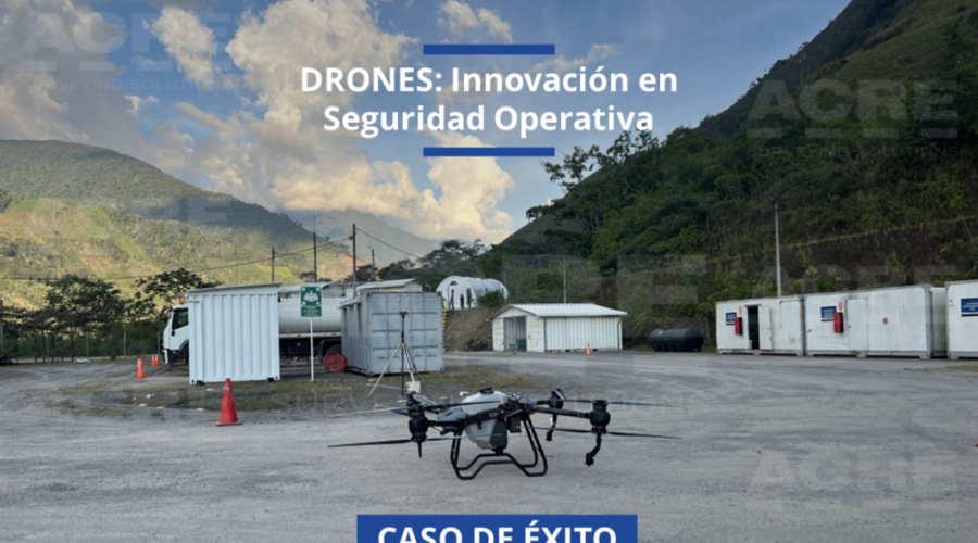 Uso de drones en central hidroeléctrica Chaglla