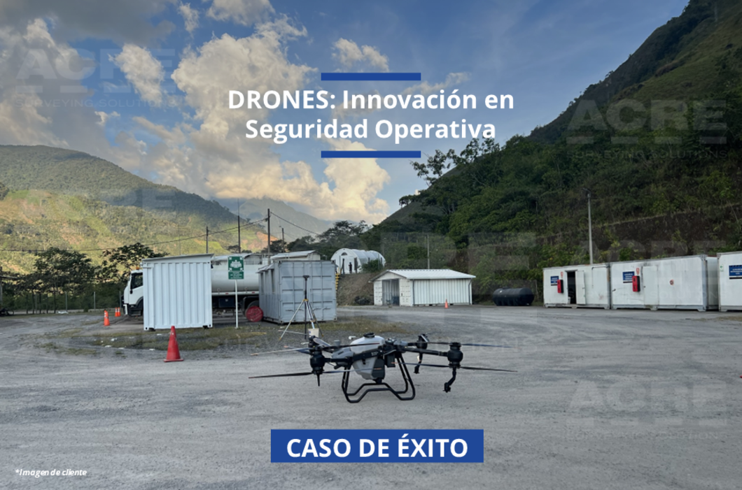 Uso de drones en central hidroeléctrica Chaglla